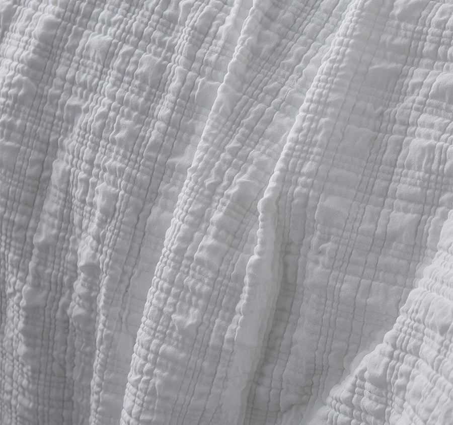 Augusta Quilt Cover Set Range White - Image 2