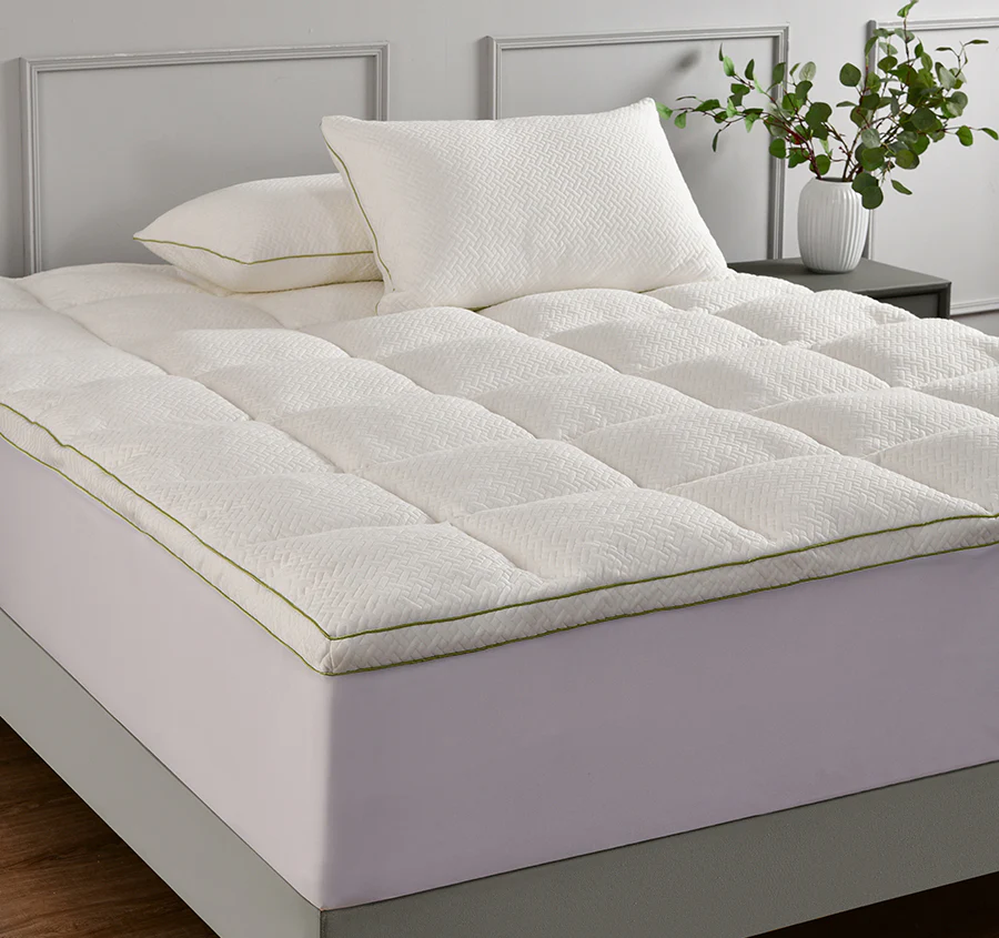 Bamboo 1200GSM Mega Fitted Mattress Topper Range - Image 4