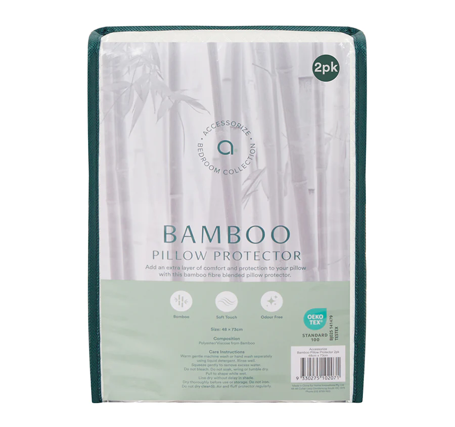 Bamboo Blend 2 Pack Standard Pillow Protector