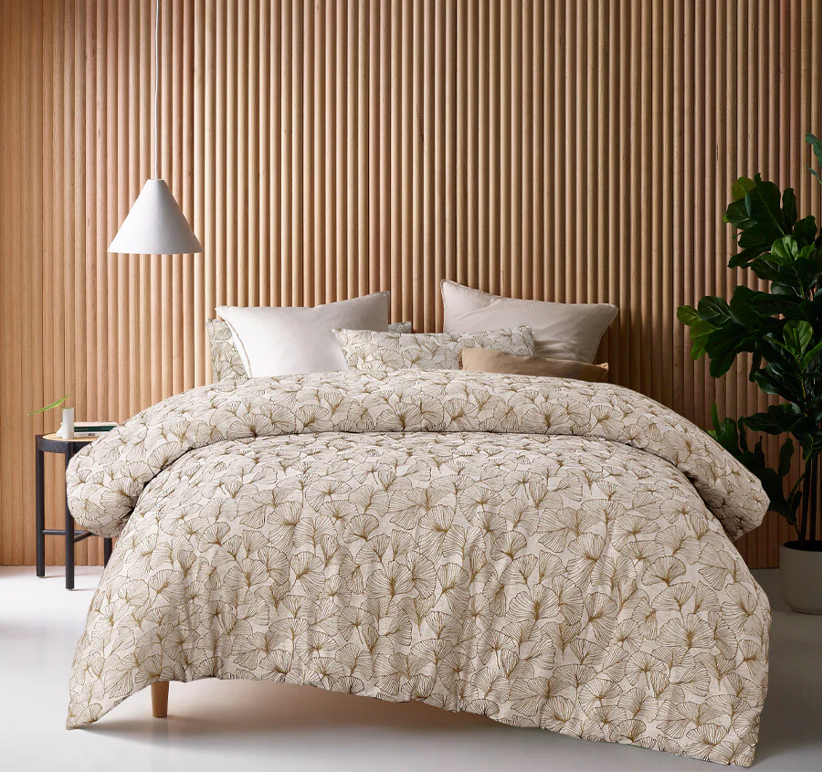 Eden Quilt Cover Set Range Green