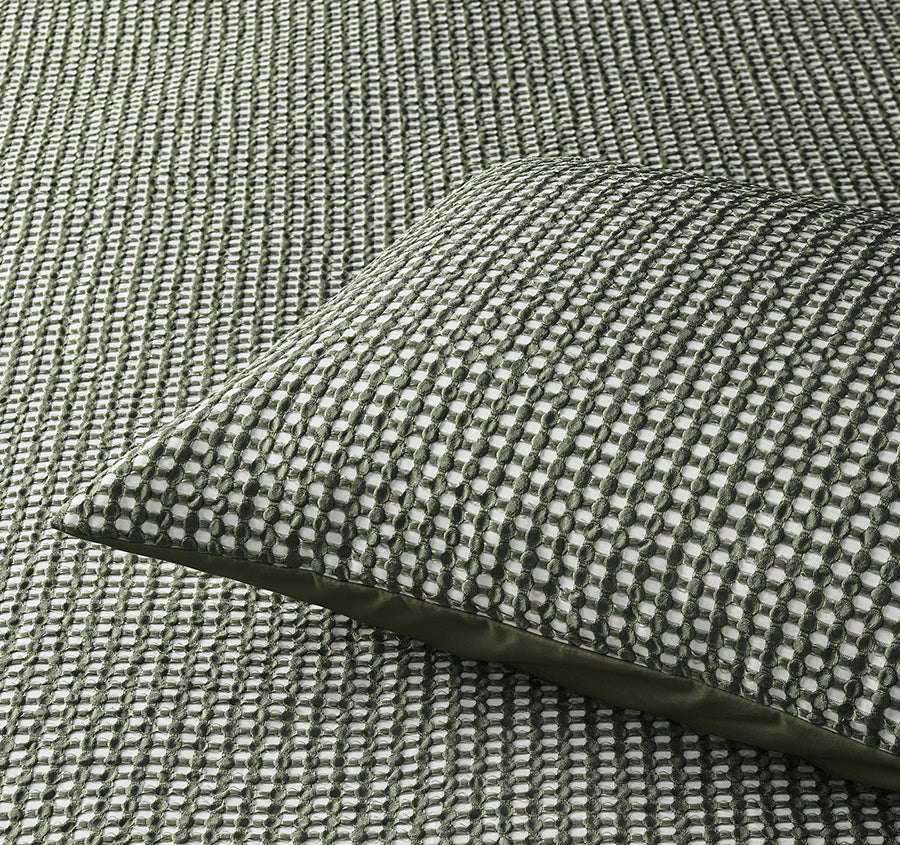 Hokey Pokey Quilt Cover Set Range Green - Image 2