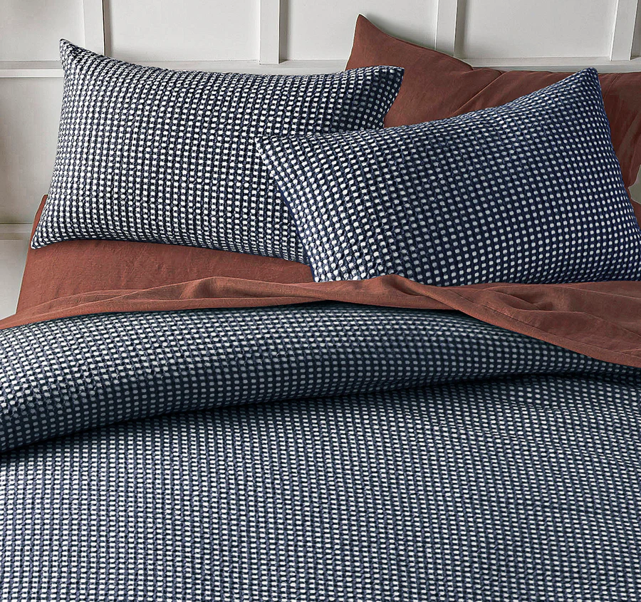Hokey Pokey Quilt Cover Set Range Navy - Image 4
