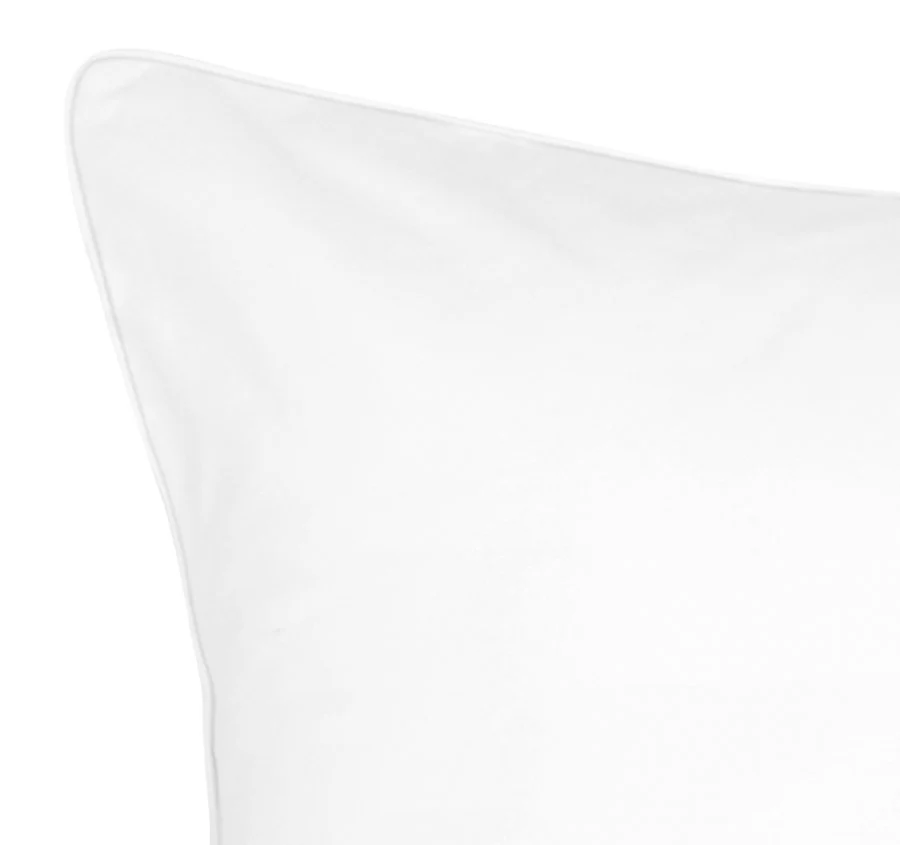 Hotel Deluxe European Pillowcase White - Image 2