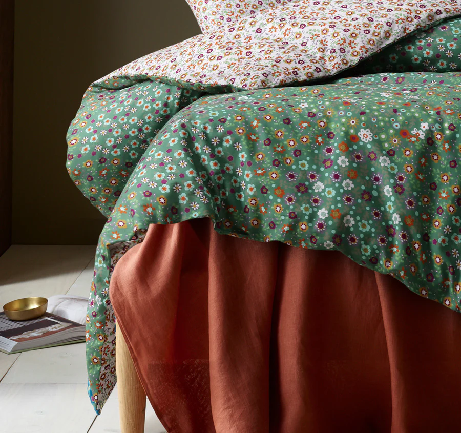 Lisa Quilt Cover Set Range Green - Image 3