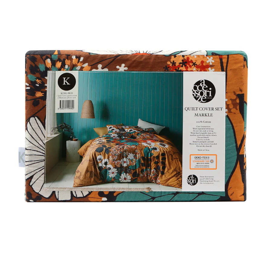 Markle Quilt Cover Set Range Multi - Image 7