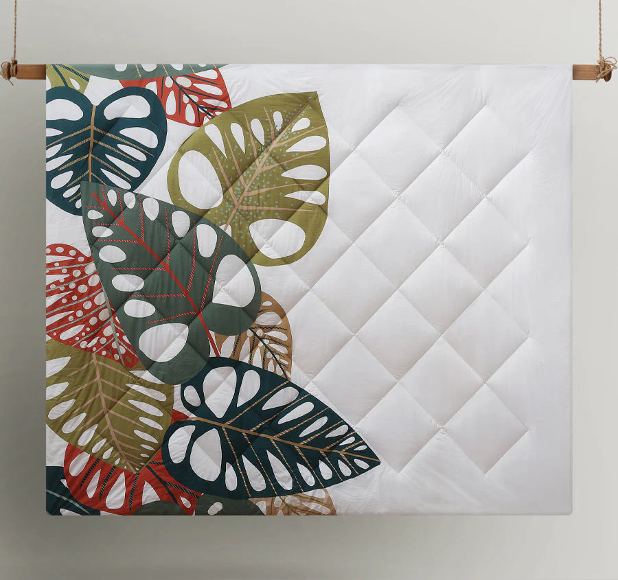 Monstera Comforter Set Range Multi - Image 5