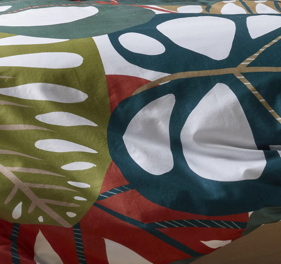 Monstera Quilt Cover Set Range Multi - Image 2