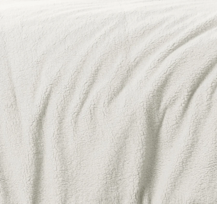 Teddy Quilt Cover Set Range White - Image 2