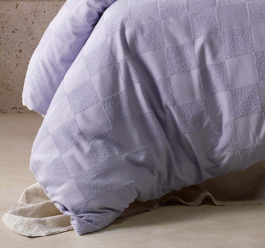 Tipo Quilt Cover Set Range Lilac - Image 3