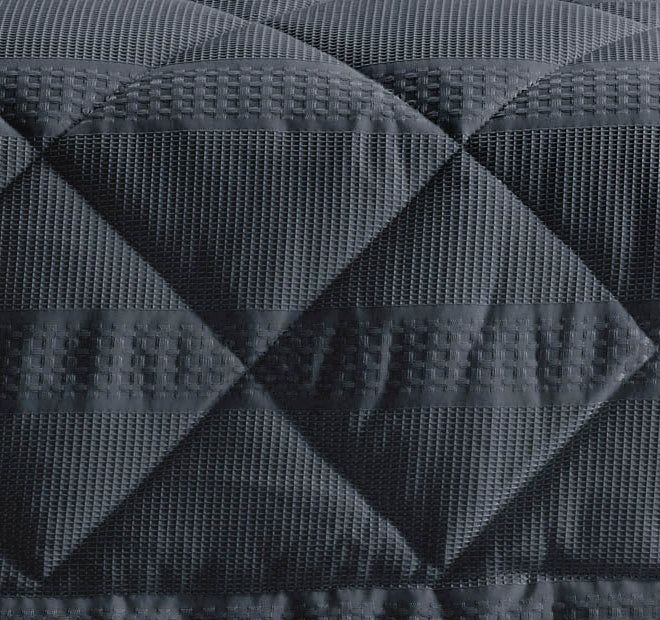 Waffle Stripe Comforter Set Range Slate - Image 2