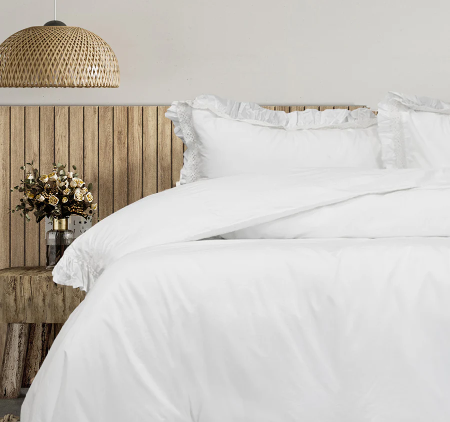 Adele Quilt Cover Set Range White - Image 5