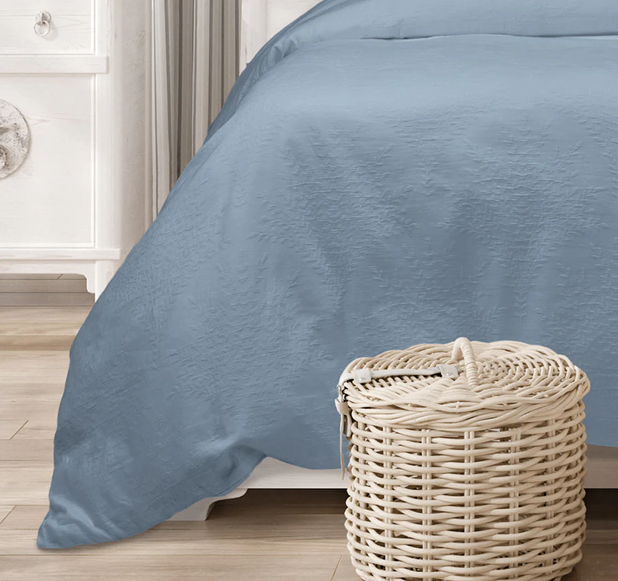 Romy Quilt Cover Set Range Blue - Image 3