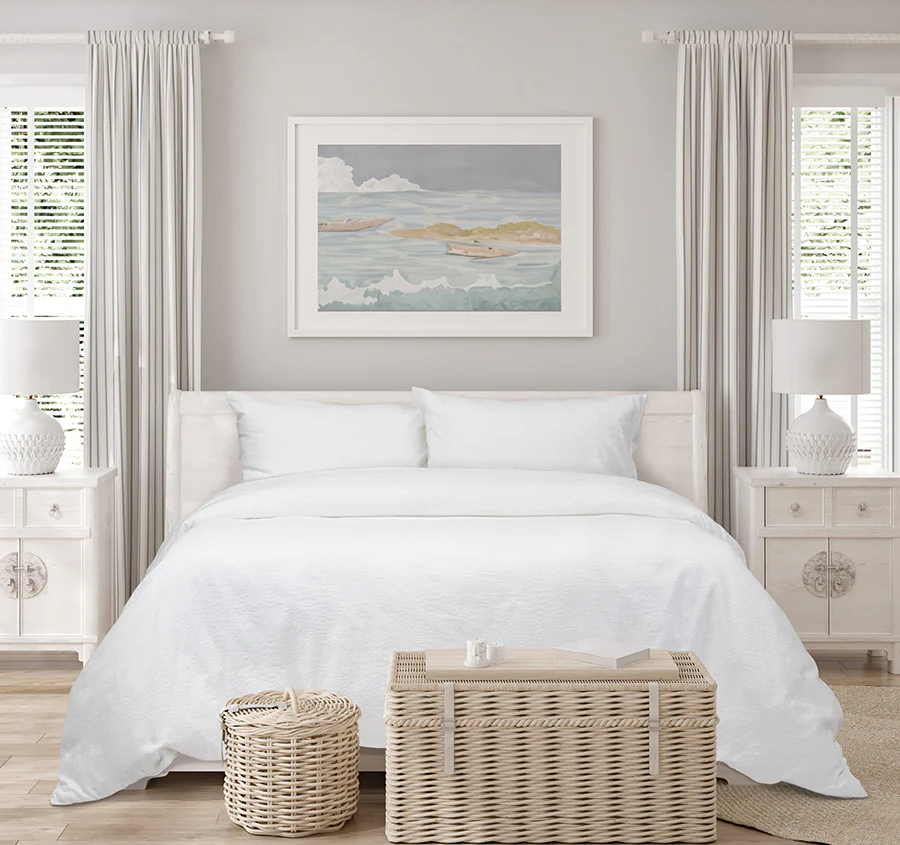 Romy Quilt Cover Set Range White