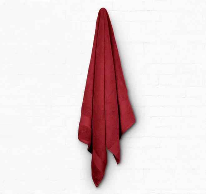 St Regis 600GSM Bath Towel Range Berry - Image 2