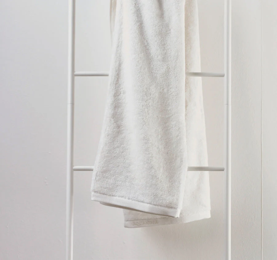 London 600GSM Egyptian Combed Cotton Bath Towel Range Ivory - Image 3