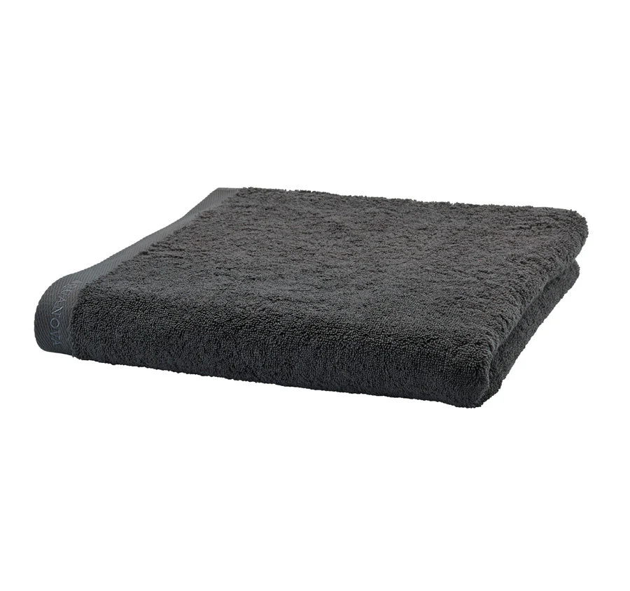 Milan Pima Cotton Bath Towel Range Dark Grey - Image 2