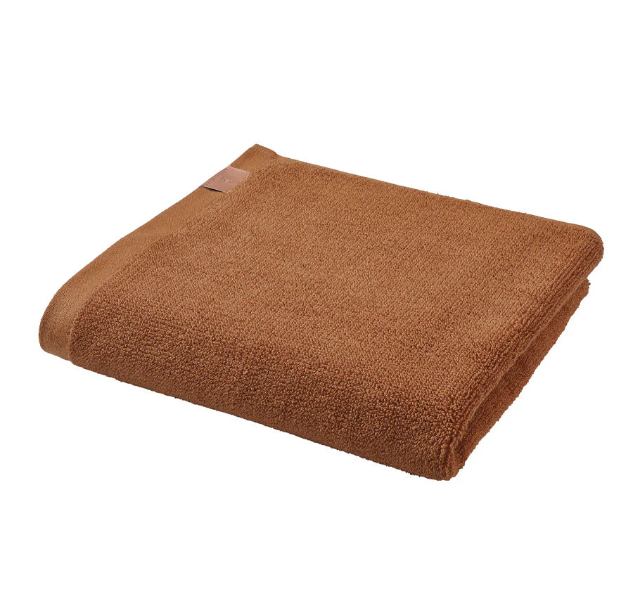 Oslo 500GSM Organic Cotton Bath Towel Range Cinnamon - Image 2