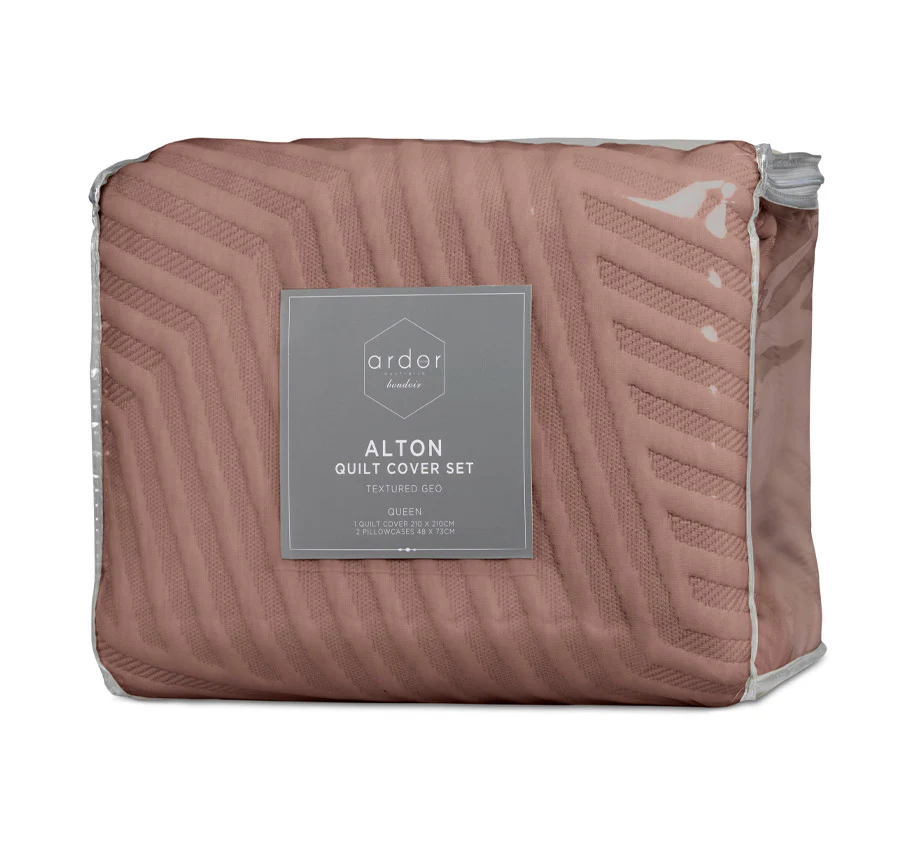 Alton Quilt Cover Set Range Burlwood - Image 5