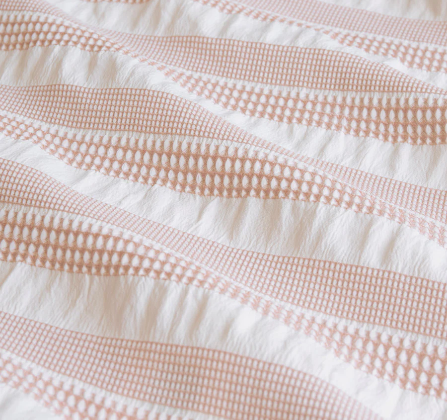 Cove Quilt Cover Set Range Rose Dust - Image 2