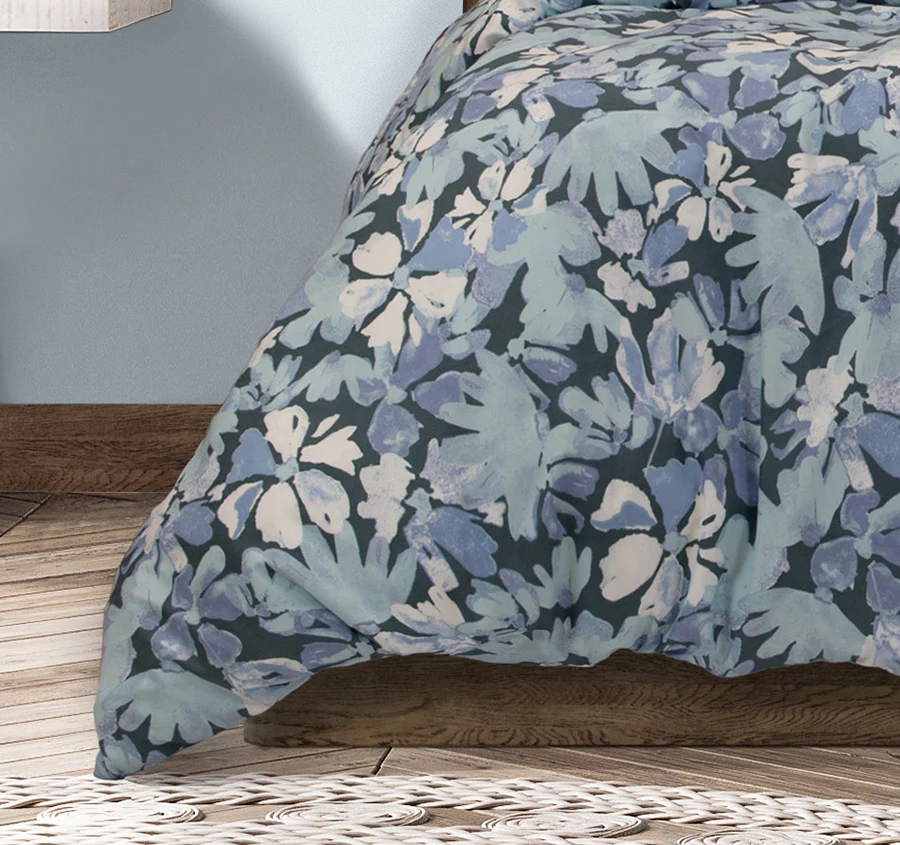 Eadie Quilt Cover Set Range Teal - Image 3