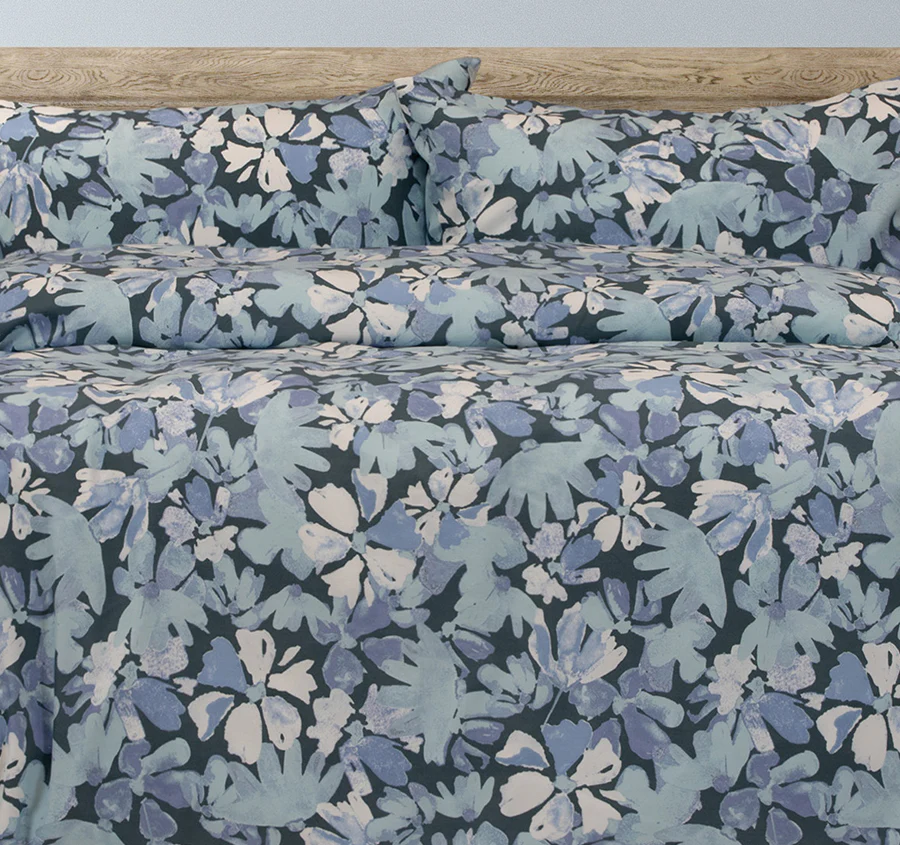 Eadie Quilt Cover Set Range Teal - Image 4