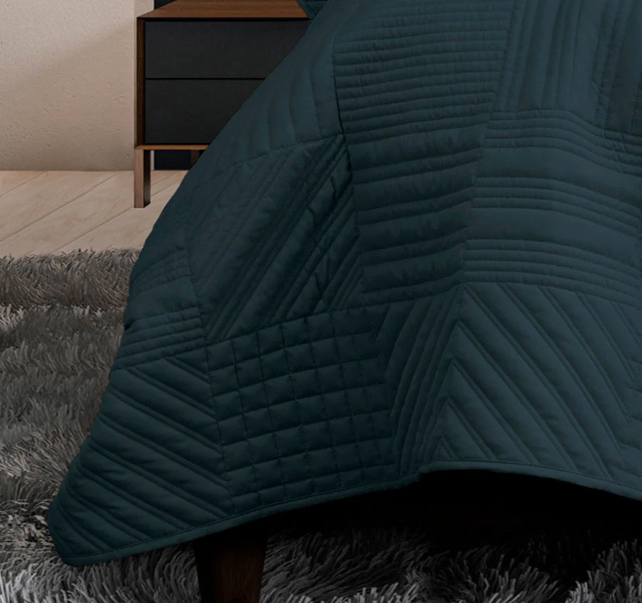 Finley Coverlet Set Navy - Image 3