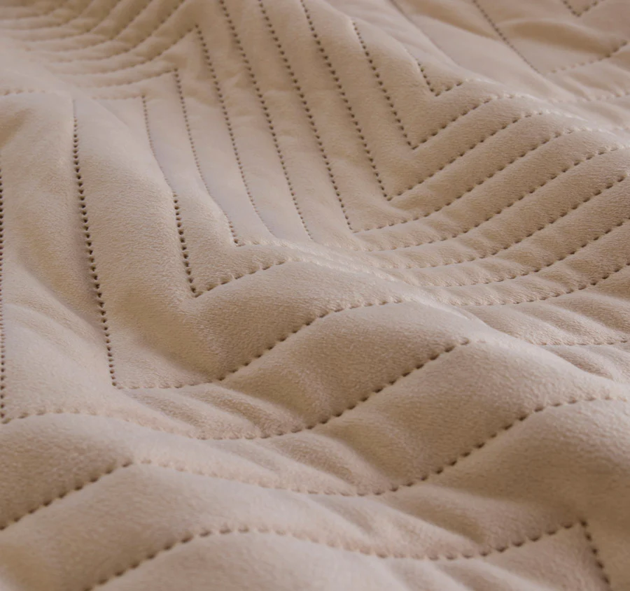 Hana Quilt Cover Set Range Champagne - Image 2