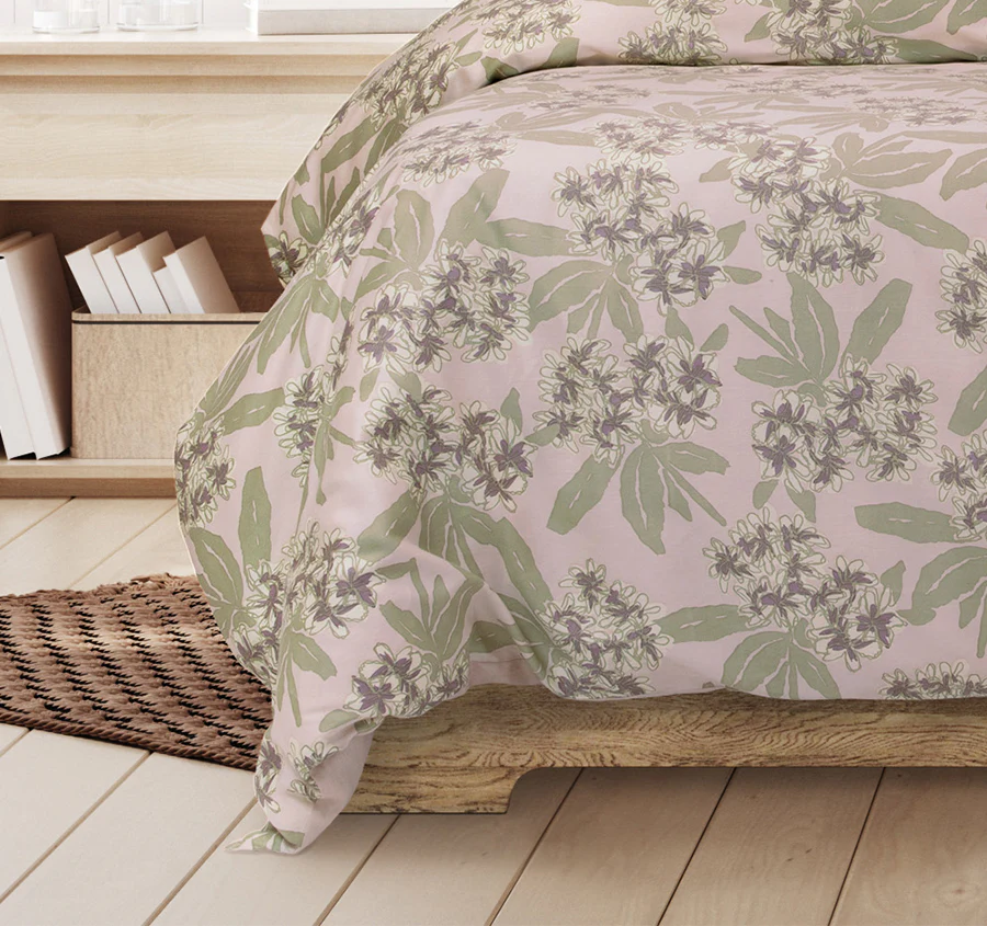 Jasmine Quilt Cover Set Range Elderberry - Image 3