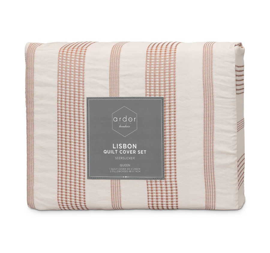 Lisbon Quilt Cover Set Range Shell - Image 6