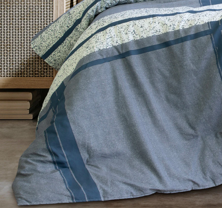 Mateo Quilt Cover Set Range Navy - Image 3