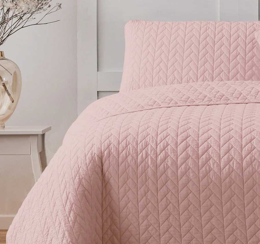 Maya Quilt Cover Set Range Orchid