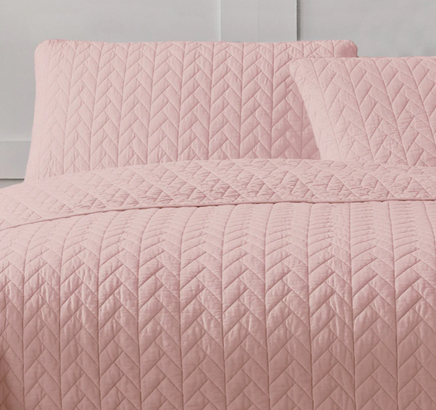 Maya Quilt Cover Set Range Orchid - Image 2