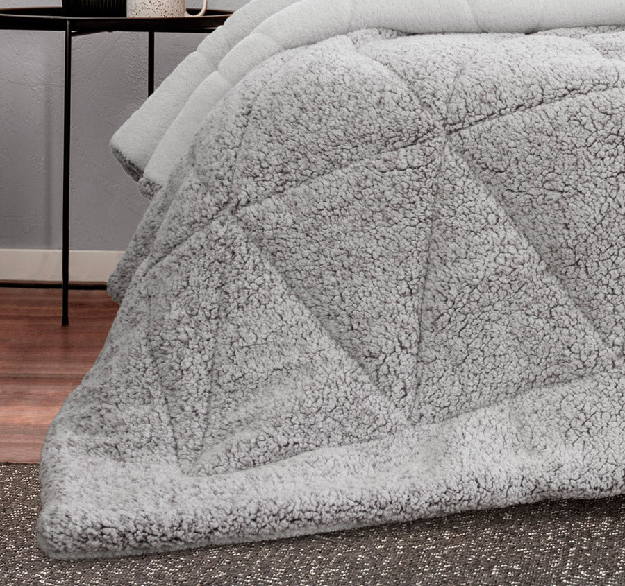 Melange Comforter Set Ash - Image 3