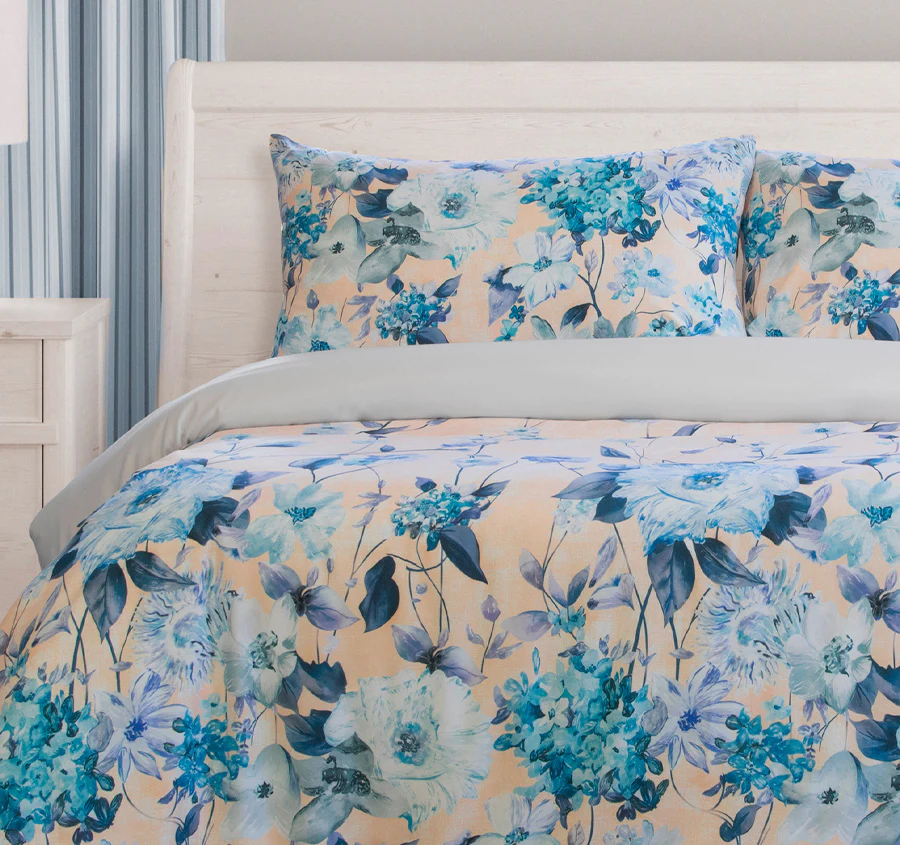 Peach Blossom Quilt Cover Set Range Multi - Image 4