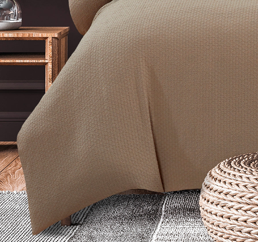Thea Quilt Cover Set Range Wheat - Image 3