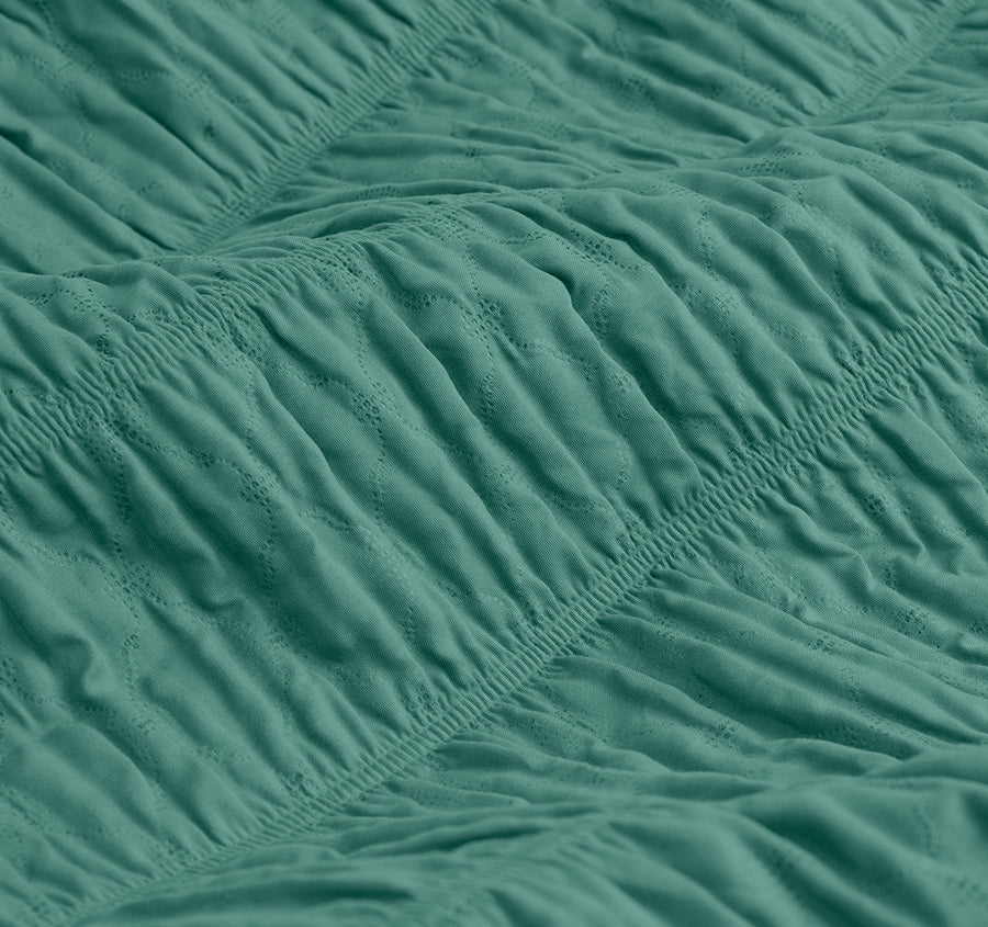 Tuscan Quilt Cover Set Range Teal - Image 2
