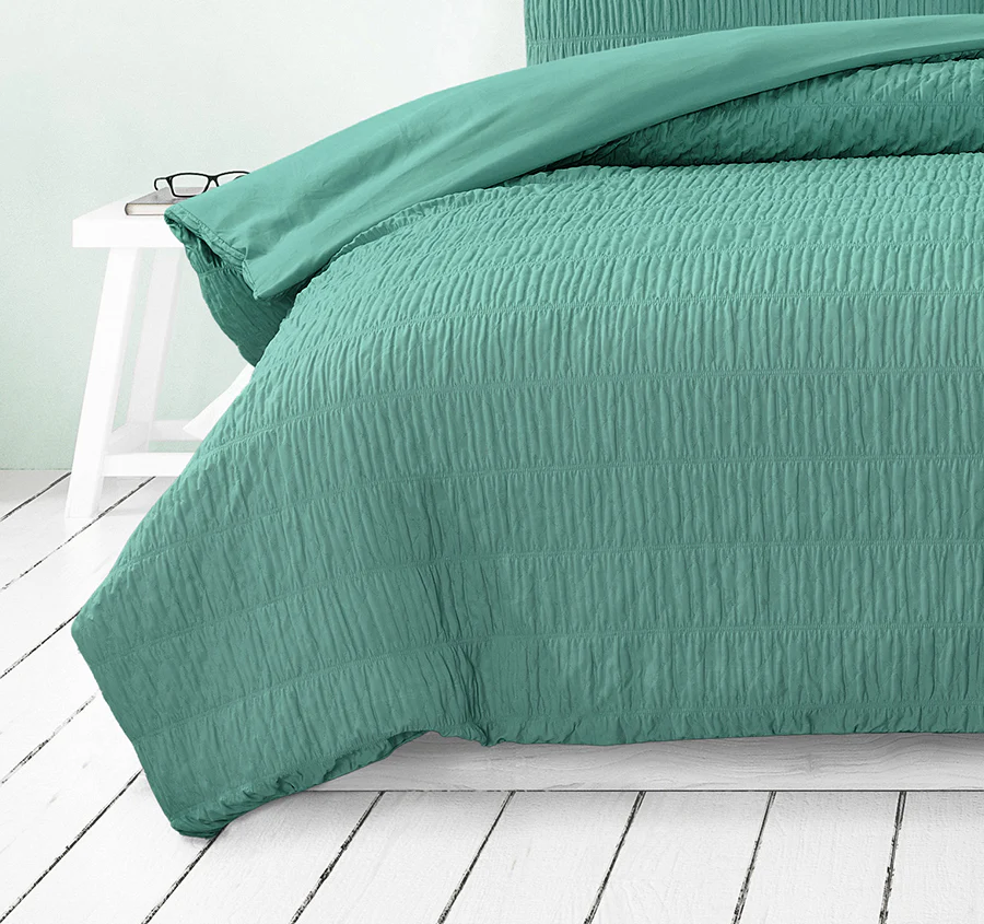 Tuscan Quilt Cover Set Range Teal - Image 3