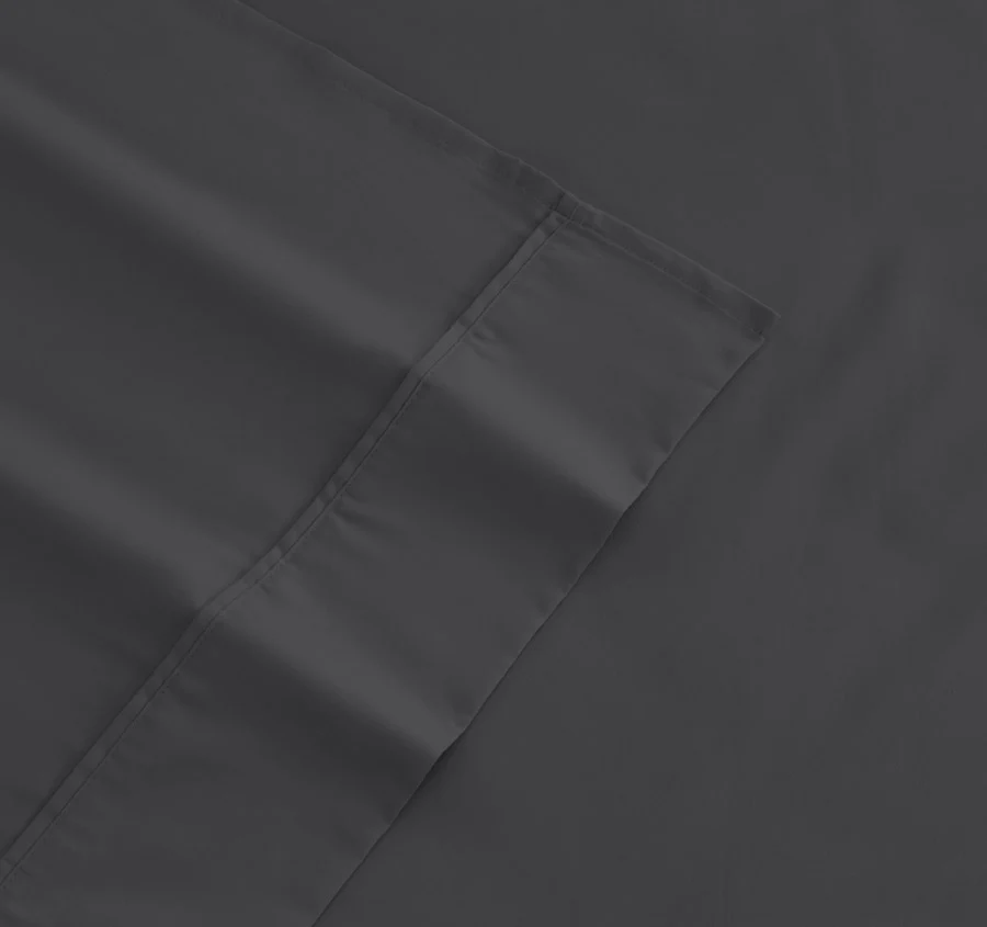 1000THC Cotton Rich Sheet Set Range Charcoal - Image 2