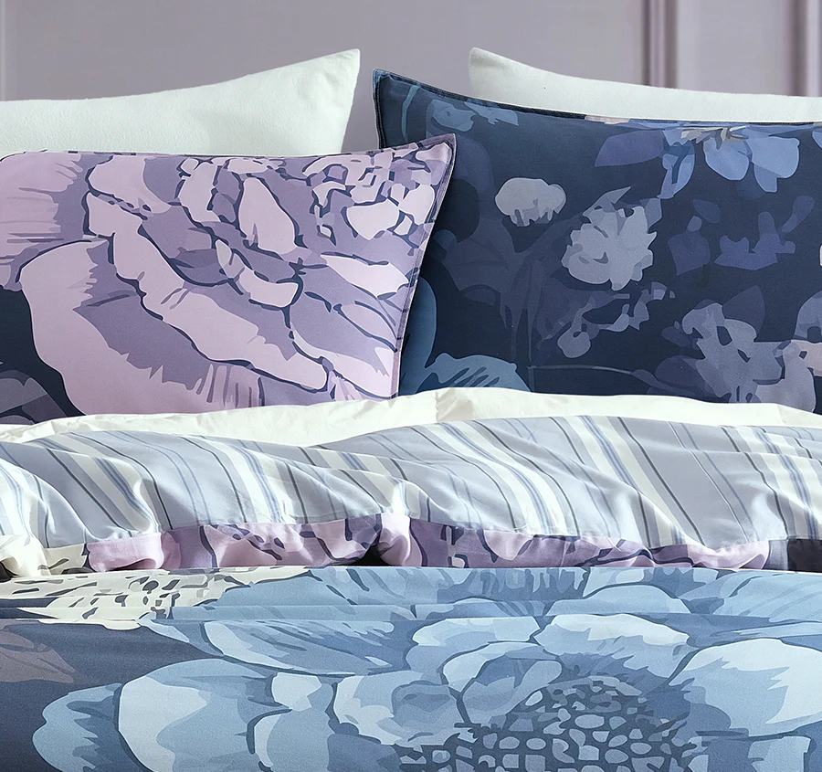 Elyce Quilt Cover Set Range Lilac - Image 4