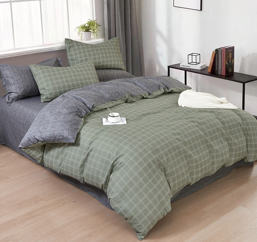 Harlan Quilt Cover Set Range Grey