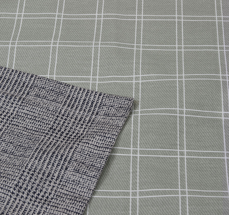 Harlan Quilt Cover Set Range Grey - Image 2