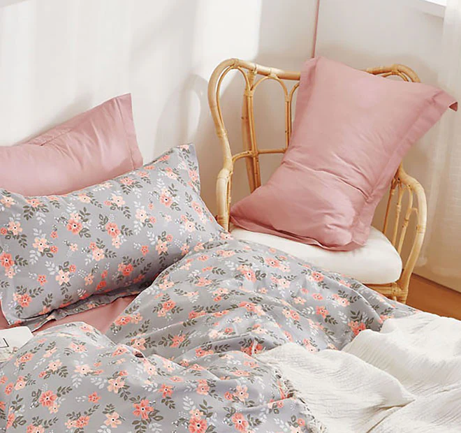 Nellie Quilt Cover Set Range Pink - Image 4
