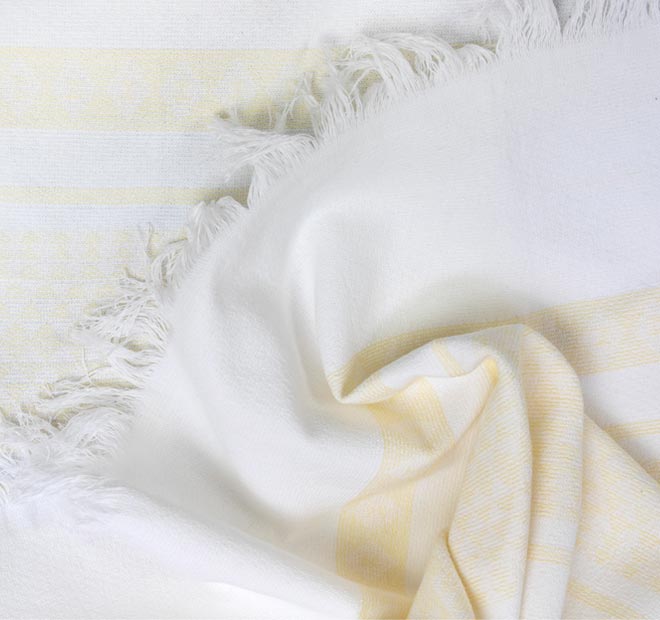 Yaz 90x170cm Beach Towel Lemon - Image 2
