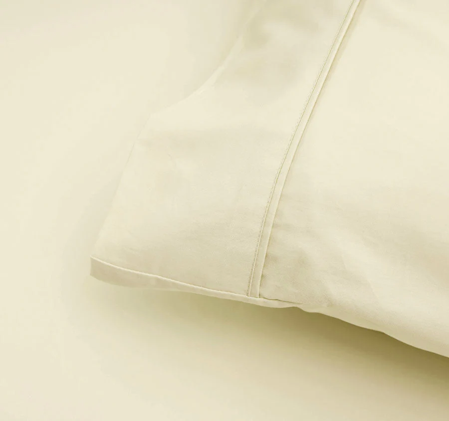 Bamboo Eco 400THC Cotton Mega Sheet Set Range Ivory - Image 2