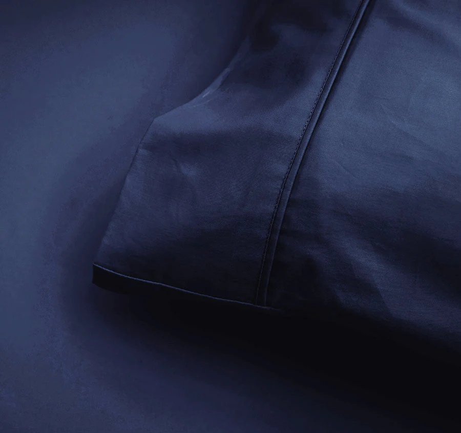 Bamboo Eco 400THC Cotton Mega Sheet Set Range Navy - Image 2