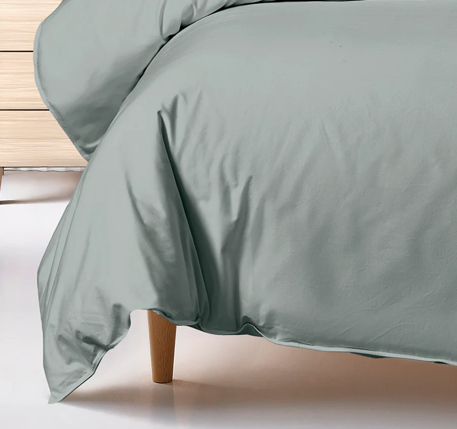 Bamboo Eco 400THC Cotton Quilt Cover Set Range Sage - Image 3