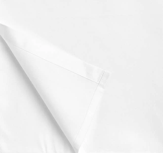 Heavy Hotel Grade 185GSM Cotton Mega Sheet Set Range White - Image 2
