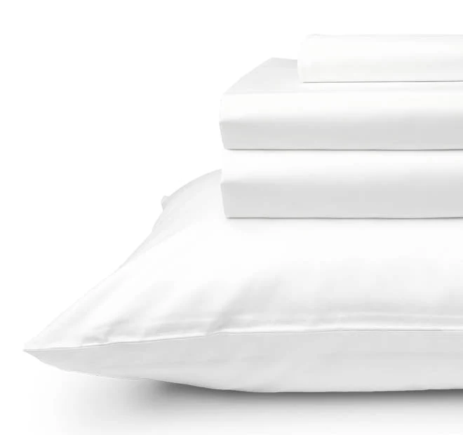 Heavy Hotel Grade 185GSM Cotton Mega Sheet Set Range White - Image 3