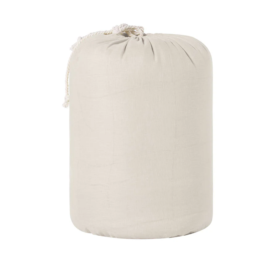 Stonewashed French Linen Coverlet Set Range Natural - Image 5