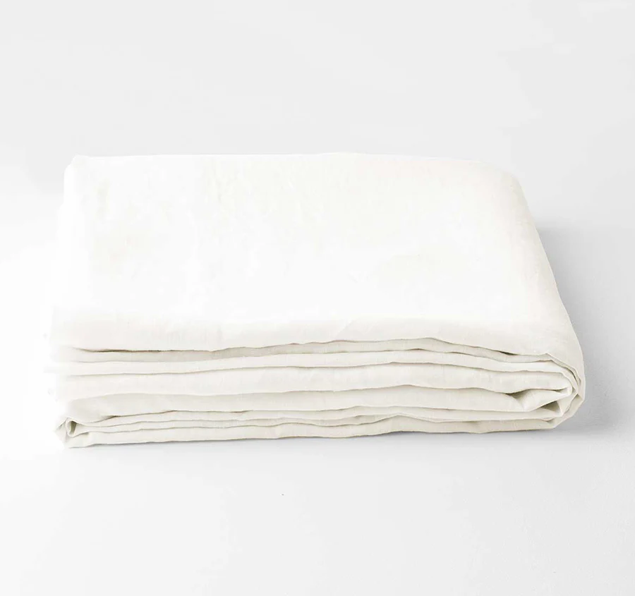 Evie Organic Cotton Sheet Set Range White - Image 4